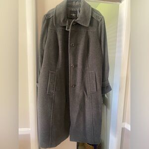 NWT Talbots wool woman’s coat size 22w gray